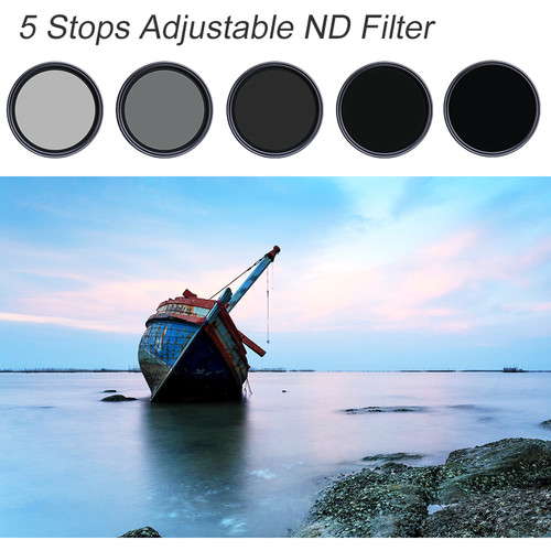 K&F Concept 82mm VND ND2-ND32 (1-5 Stop) Variable ND Filter Nano X Spot Nanotec Ultra-Slim Weather-Sealed KF01.1805V1 - 10